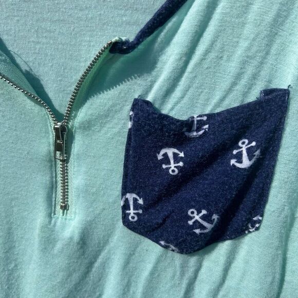 Rue21 blouse size small short sleeve sailor design - Picture 2 of 8